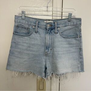 Madewell The Perfect Jean Short Light Blue Jean Shorts Size 28 Summer Beach